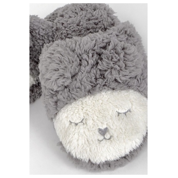 Microfiber cozy teddy bear slippers - Picture 4 of 4
